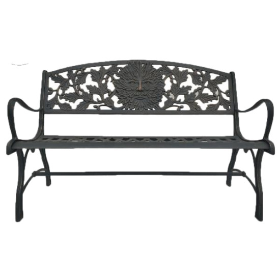 Banc 100 en fonte homme des forets 69x127xh91cm de Jardinerie Bordeaux Libourne Gironde dans G0911