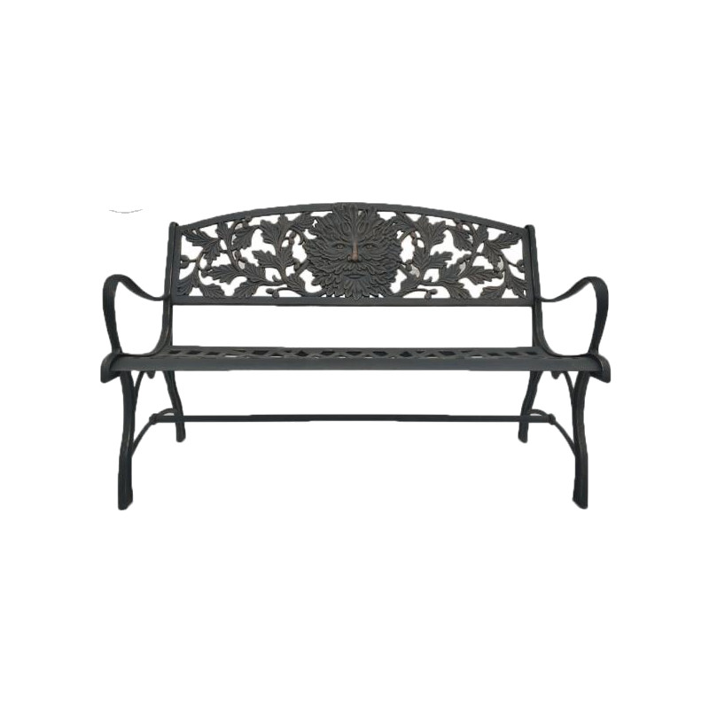 Banc 100 en fonte homme des forets 69x127xh91cm de Jardinerie Bordeaux Libourne Gironde dans G0911
