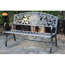 Banc 100 en fonte homme des forets 69x127xh91cm de Jardinerie Bordeaux Libourne Gironde dans G0911