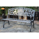 Banc 100 en fonte homme des forets 69x127xh91cm de Jardinerie Bordeaux Libourne Gironde dans G0911