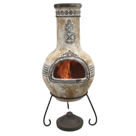Cheminee Mexicaine Azteca Large Jaune support et de Jardinerie Bordeaux Libourne Gironde dans G0911