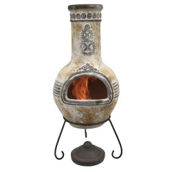 Cheminee Mexicaine Azteca Large Jaune support et de Jardinerie Bordeaux Libourne Gironde dans G0911