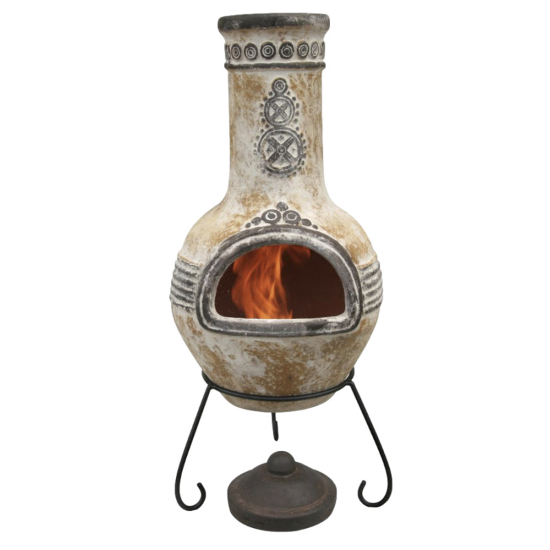 Cheminee Mexicaine Azteca Large Jaune support et de Jardinerie Bordeaux Libourne Gironde dans G0911