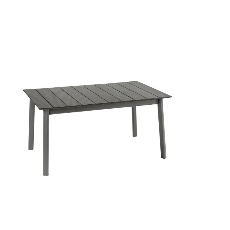 Table oron 150/190x100 cm alu top titane/titane de Lafuma - transat dans L033