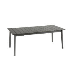 Table oron 150/190x100 cm alu top titane/titane de Lafuma - transat dans L033