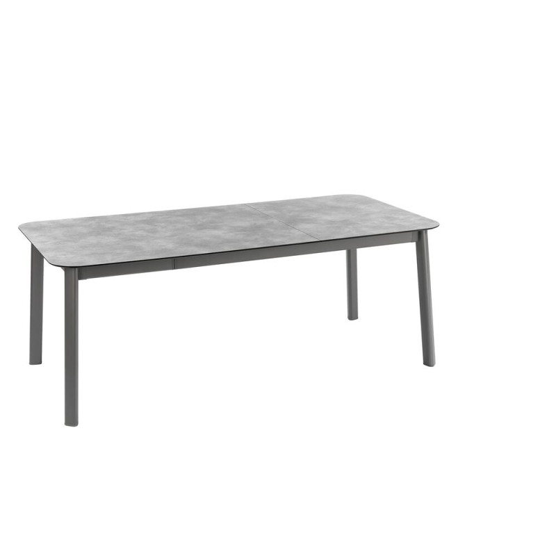 Table oron 200ext hpl hpl top ciment/titane de Lafuma - transat dans L033