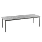 Table oron 200ext hpl hpl top ciment/titane de Lafuma - transat dans L033
