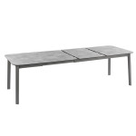 Table oron 200ext hpl hpl top ciment/titane de Lafuma - transat dans L033