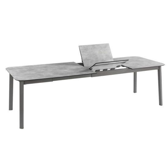 Table oron 200ext hpl hpl top ciment/titane de Lafuma - transat dans L033