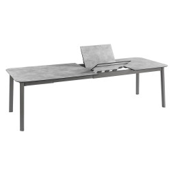 Table oron 200ext hpl hpl top ciment/titane de Lafuma - transat dans L033