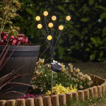 Balise solaire gloglobes-8 tiges blanc chaud de Smart garden dans S1541