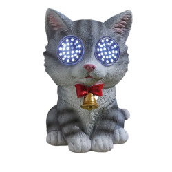Chat solaire clin d'oeil de Smart garden dans S1541
