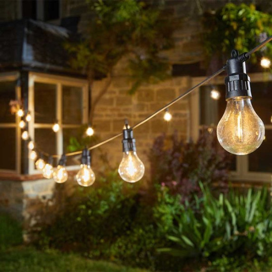 Guirlande décor blanc chaud - 10 ampoules de Smart garden dans S1541