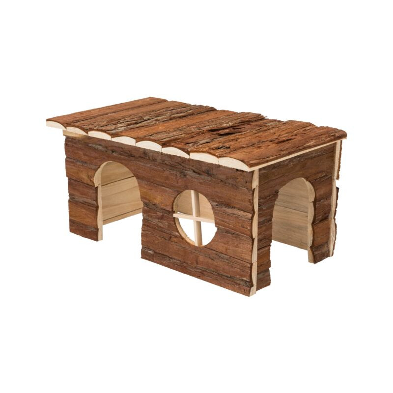 Maison jerrik. lapins nains. en bois. 40x20x23cm