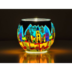 VERRE LUMINEUX 11CM HE 2506 POUR LAMPE de Hellmann versand - décoration en verre dans H015
