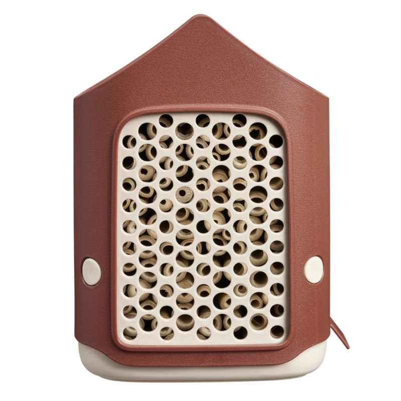 cosy hotel pour insectes 18cm rouge toscane -elh de Elho - Pot en plastique de qualité dans E029