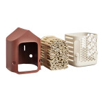cosy hotel pour insectes 18cm rouge toscane -elh de Elho - Pot en plastique de qualité dans E029