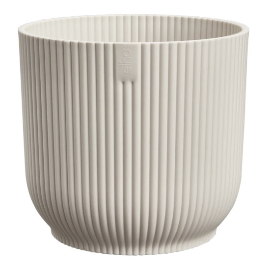 vibes fold rond mini 9cm blanc lin -elho de Elho - Pot en plastique de qualité dans E029