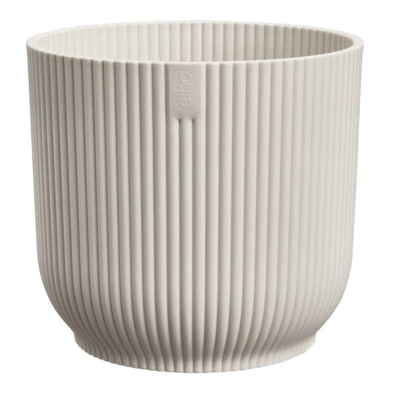 vibes fold rond mini 9cm blanc lin -elho de Elho - Pot en plastique de qualité dans E029