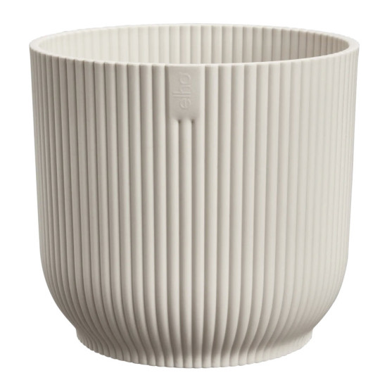 vibes fold rond mini 11cm blanc lin -elho de Elho - Pot en plastique de qualité dans E029