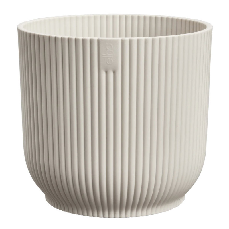 vibes fold rond mini 11cm blanc lin -elho de Elho - Pot en plastique de qualité dans E029