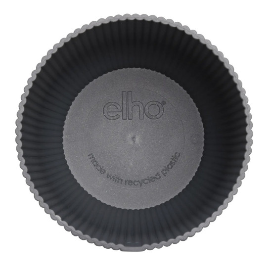 vibes fold rond 14cm anthracite -elho de Elho - Pot en plastique de qualité dans E029