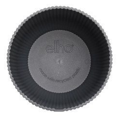 vibes fold rond 14cm anthracite -elho de Elho - Pot en plastique de qualité dans E029