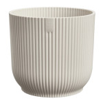 vibes fold rond 14cm blanc lin -elho de Elho - Pot en plastique de qualité dans E029