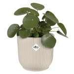 vibes fold rond 14cm blanc lin -elho de Elho - Pot en plastique de qualité dans E029