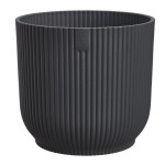 vibes fold rond 18cm anthracite -elho de Elho - Pot en plastique de qualité dans E029