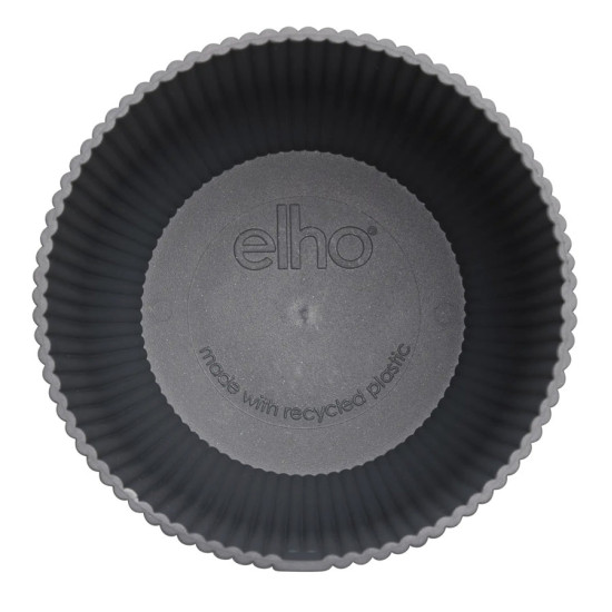 vibes fold rond 18cm anthracite -elho de Elho - Pot en plastique de qualité dans E029