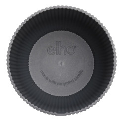 vibes fold rond 18cm anthracite -elho de Elho - Pot en plastique de qualité dans E029