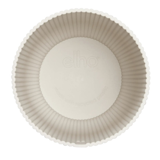vibes fold rond 18cm blanc lin -elho de Elho - Pot en plastique de qualité dans E029