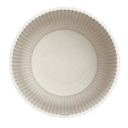 vibes fold rond 18cm blanc lin -elho de Elho - Pot en plastique de qualité dans E029