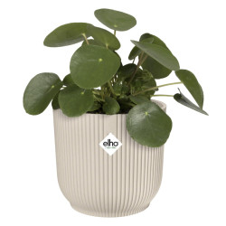 vibes fold rond 18cm blanc lin -elho de Elho - Pot en plastique de qualité dans E029