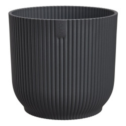 vibes fold rond 25cm anthracite -elho de Elho - Pot en plastique de qualité dans E029