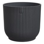 vibes fold rond 25cm anthracite -elho de Elho - Pot en plastique de qualité dans E029