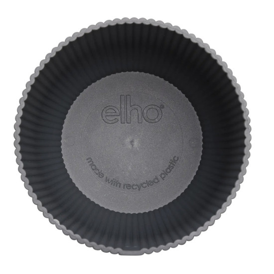 vibes fold rond 25cm anthracite -elho de Elho - Pot en plastique de qualité dans E029