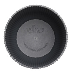 vibes fold rond 25cm anthracite -elho de Elho - Pot en plastique de qualité dans E029