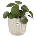 vibes fold rond 25cm blanc lin -elho de Elho - Pot en plastique de qualité dans E029