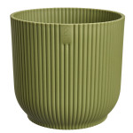 vibes fold rond 25cm vert fougere -elho de Elho - Pot en plastique de qualité dans E029