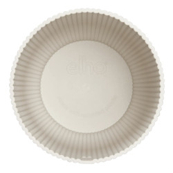 vibes fold coupe 14cm blanc lin -elho de Elho - Pot en plastique de qualité dans E029