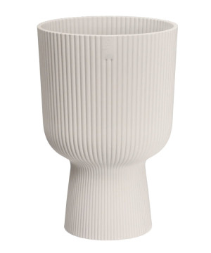 vibes fold coupe 30cm blanc lin -elho de Elho - Pot en plastique de qualité dans E029