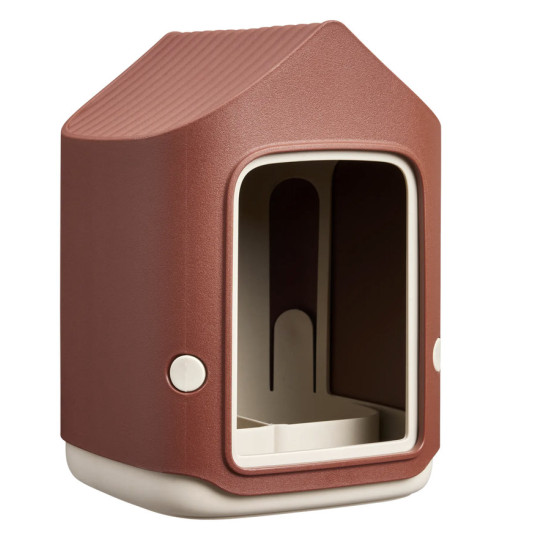 cosy mangeoire pour oiseaux 18cm rouge toscane - de Elho - Pot en plastique de qualité dans E029