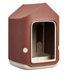 cosy mangeoire pour oiseaux 18cm rouge toscane - de Elho - Pot en plastique de qualité dans E029