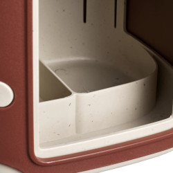 cosy mangeoire pour oiseaux 18cm rouge toscane - de Elho - Pot en plastique de qualité dans E029