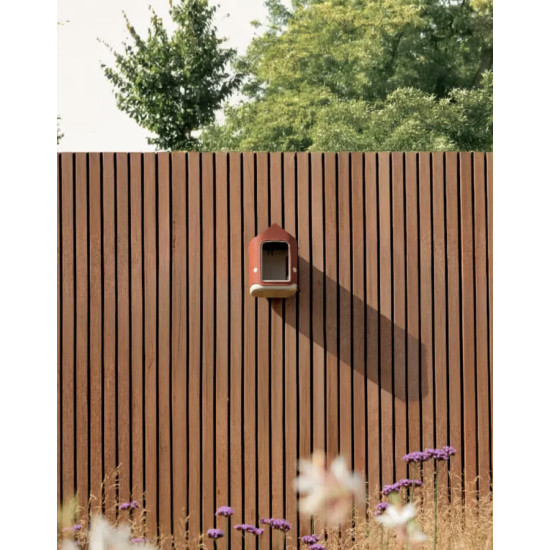 cosy mangeoire pour oiseaux 18cm rouge toscane - de Elho - Pot en plastique de qualité dans E029