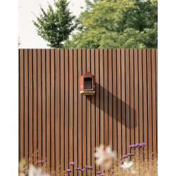 cosy mangeoire pour oiseaux 18cm rouge toscane - de Elho - Pot en plastique de qualité dans E029