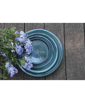 Soucoupe blue wawe d14 de Poterie d'Albi - Poterie de qualité à Bordeaux dans Les Poteries d'Albi
