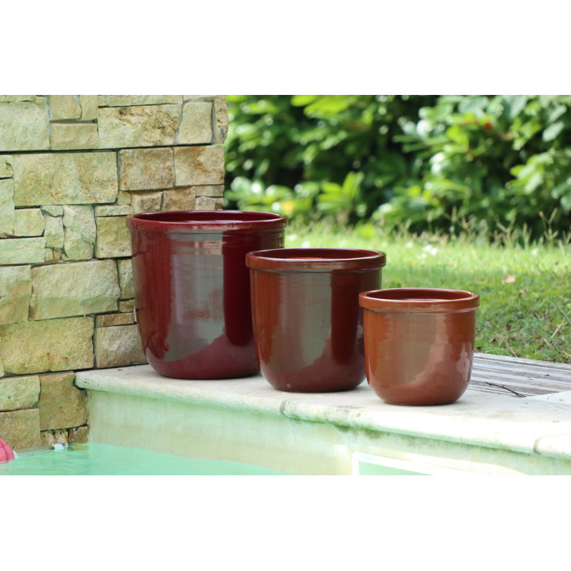 Flacon choco lait d20 h19 de Poterie d'Albi - Poterie de qualité à Bordeaux dans P150